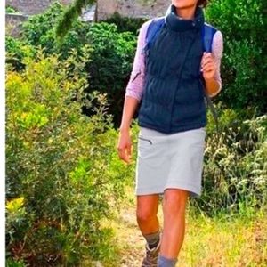 ATHLETA Tear away B4 you play khaki skirt